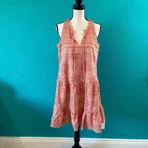 New with tags anthropologie Sanctuary Romy Sleeveless Red floral pattern Dress